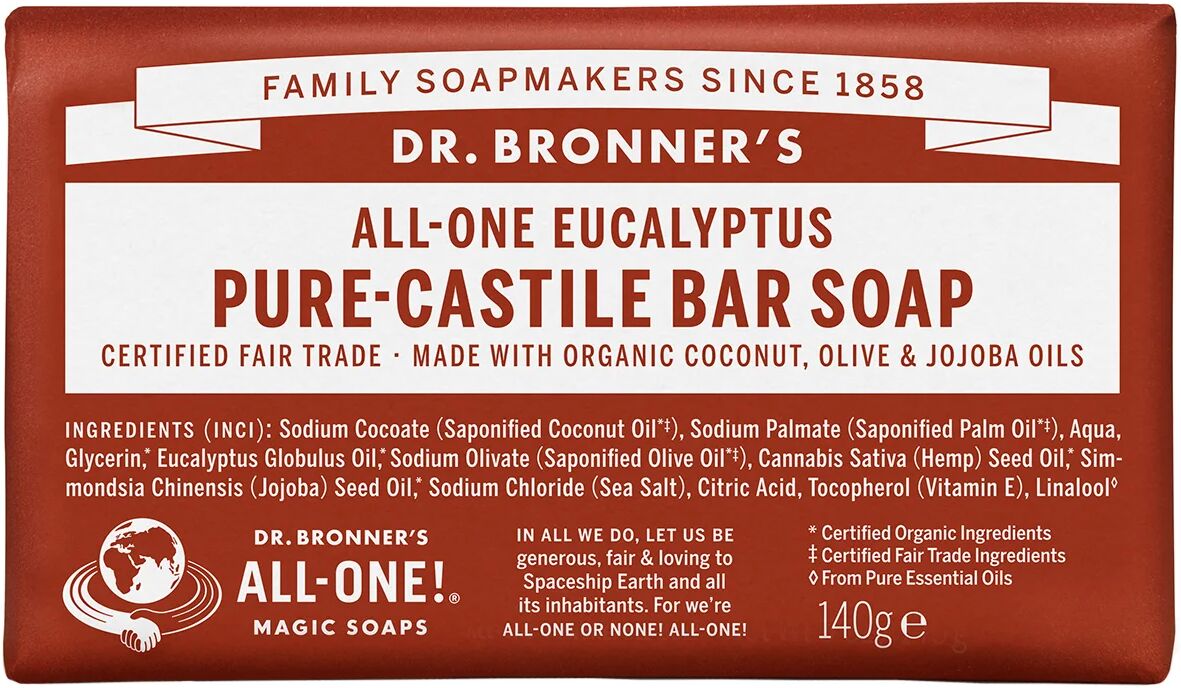 Dr. Bronner's Magic Soaps All-One Hemp Eucalyptus, 140 g Dr. Bronner's Shower Gel