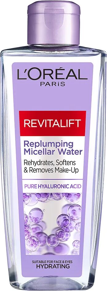 L'Oréal Paris Revitalift Filler [+HA] Replumping Micellair Water, 200 ml L'Oréal Paris Ansiktsvann