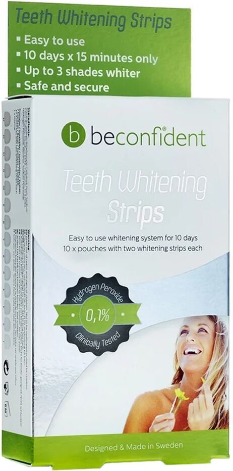 beconfiDent Teeth Whitening X3 Strips, 20 pcs beconfiDent Tannbleking