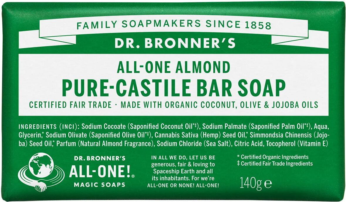 Dr. Bronner's Magic Soaps All-One Hemp Almond, 140 g Dr. Bronner's Shower Gel