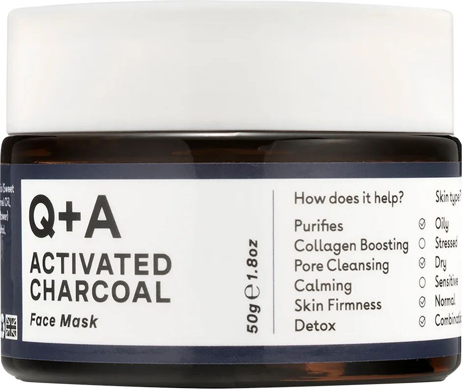 Q+A Activated Charcaol Face Mask, 50 g Q+A Ansiktsmaske