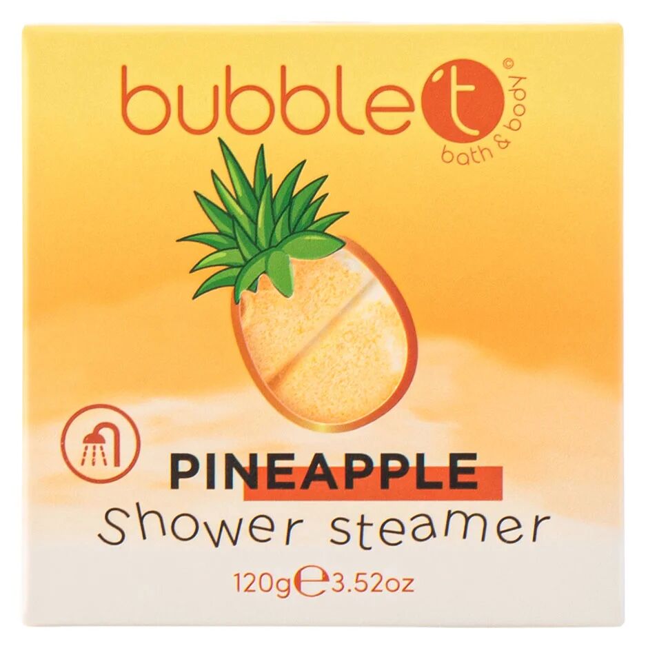 BubbleT Fruitea Pineapple Shower Steamer, 120 g BubbleT Badetilbehør