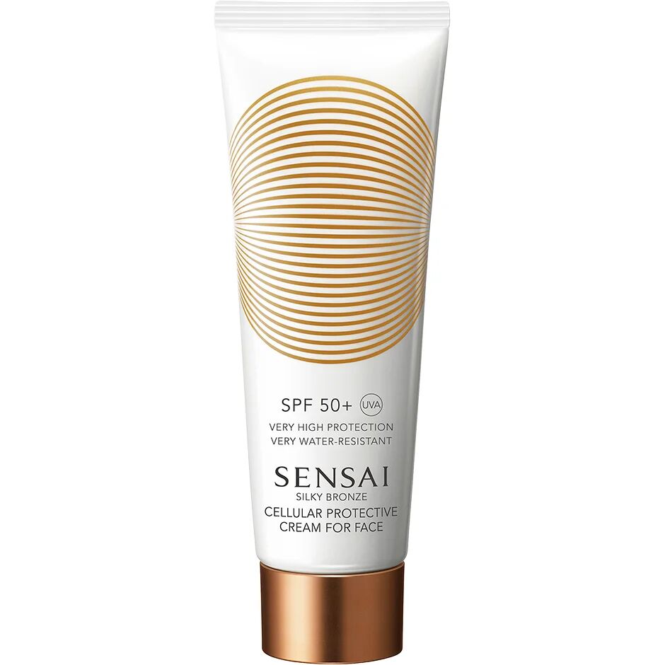 Sensai Silky Bronze Cellular Protective Cream For Face Spf50+,  Sensai Solkrem