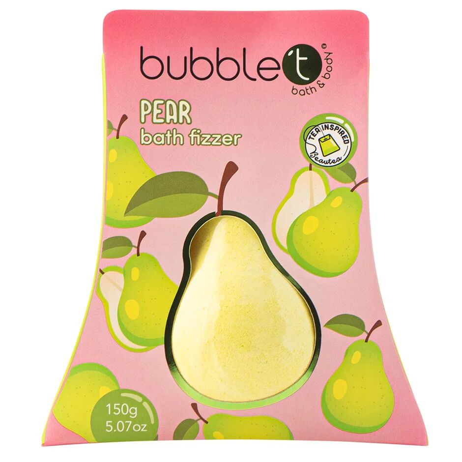 BubbleT Fruitea Pear Bath Fizzer, 150 g BubbleT Badetilbehør