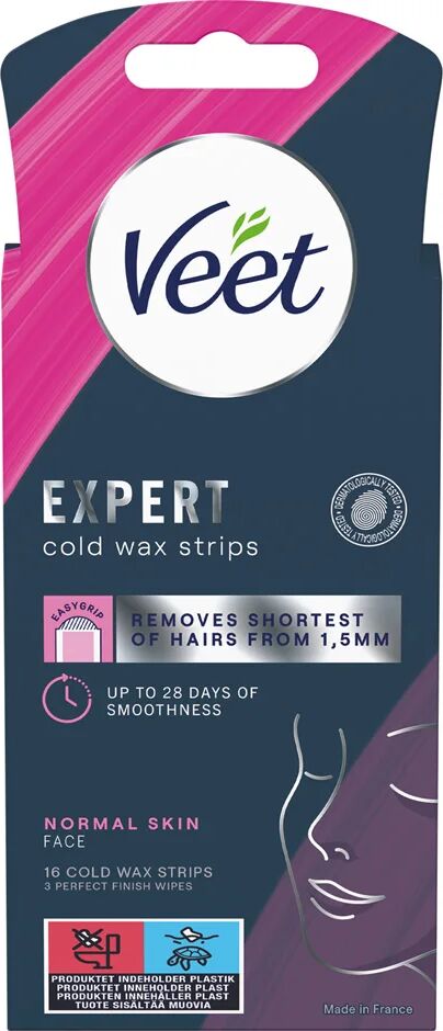 Veet Cold Wax Strips Face,  Veet Voks