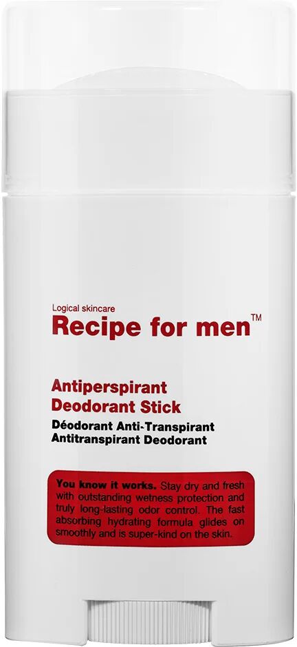 Recipe for men Antiperspirant Deodorant Stick, 50 ml Recipe for men Deodorant