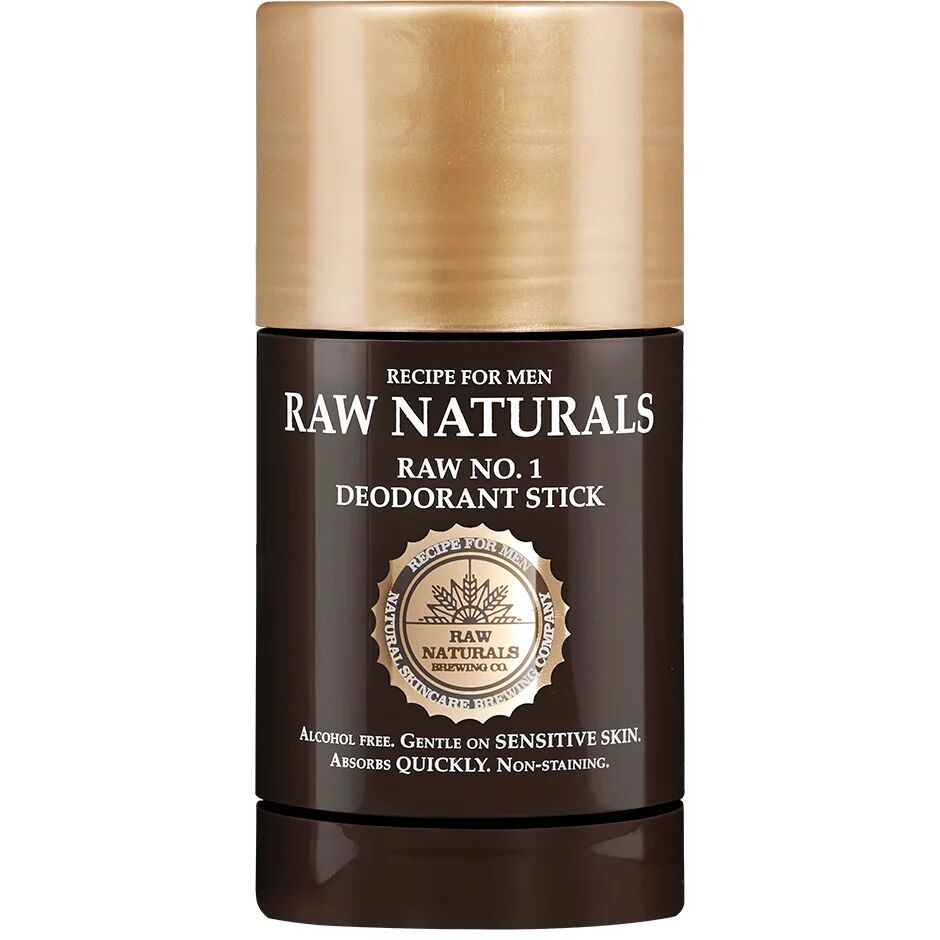Raw Naturals by Recipe for Men No1 Deodorant Stick, 75 ml Raw Naturals by Recipe for Men Deodorant