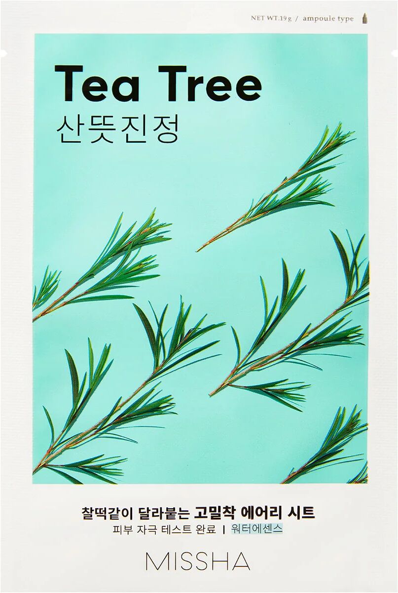 MISSHA Airy Fit Sheet Mask (Tea Tree), 19 g MISSHA K Beauty Masker