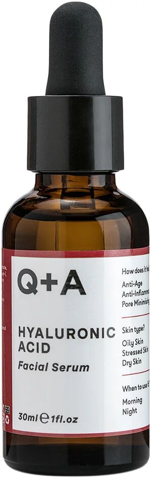 Q+A Hyaluronic Acid Facial Serum, 30 ml Q+A Serum & Olje