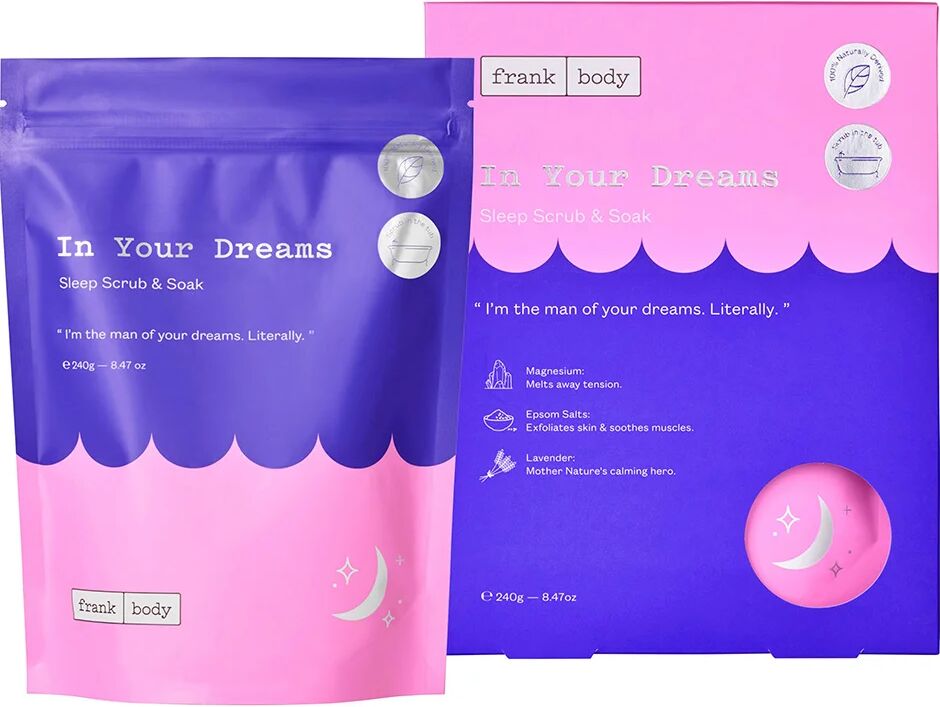 Frank Body In Your Dreams Sleep Scrub and Soak, 240 g Frank Body Peeling