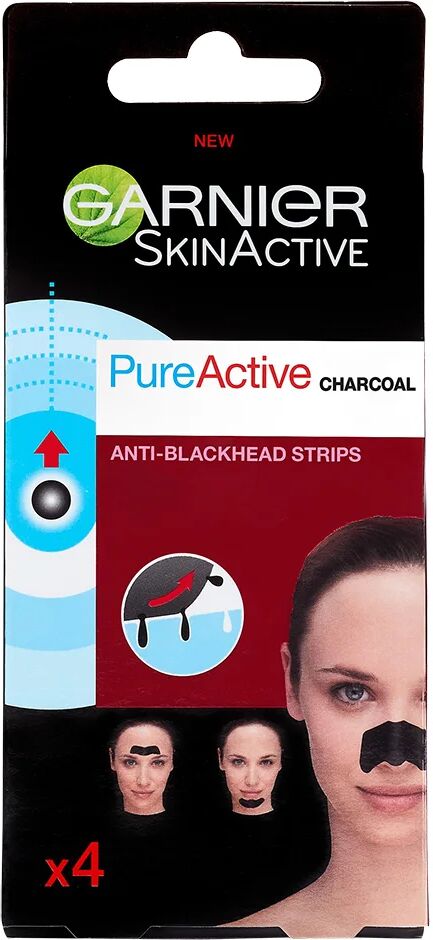 Garnier Skin Active Pure Active Anti-blackhead strips, 4 st Garnier Ansiktsrengjøring