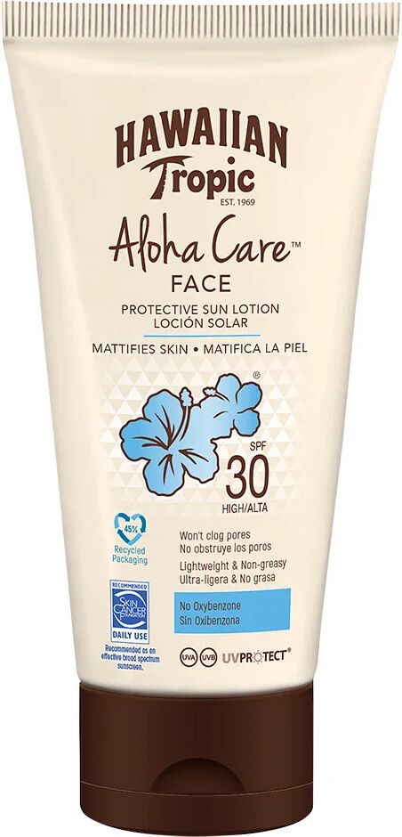 Hawaiian Tropic Hawaiian Aloha Care Face Lotion SPF 30,  Hawaiian Tropic Solkrem