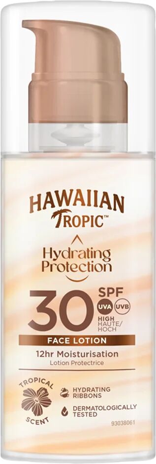 Hawaiian Tropic Silk Hydration Face Sun Lotion SPF30, 50 ml Hawaiian Tropic Solkrem