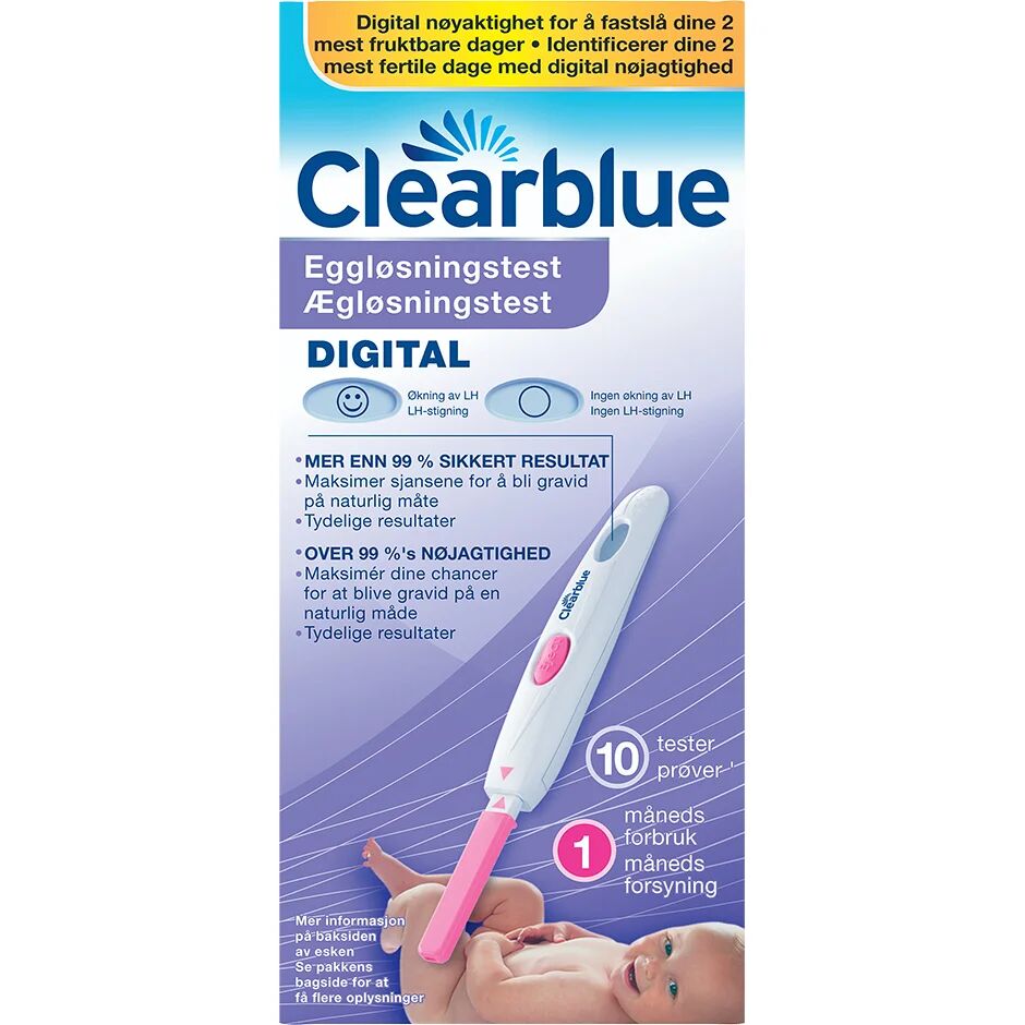 Clearblue Digital Ovulation Test,  Clearblue Graviditets- & Eggløsningstest