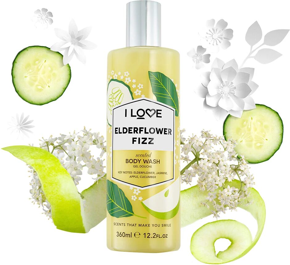 I love… Elderflower Fizz, 360 ml I love… Shower Gel