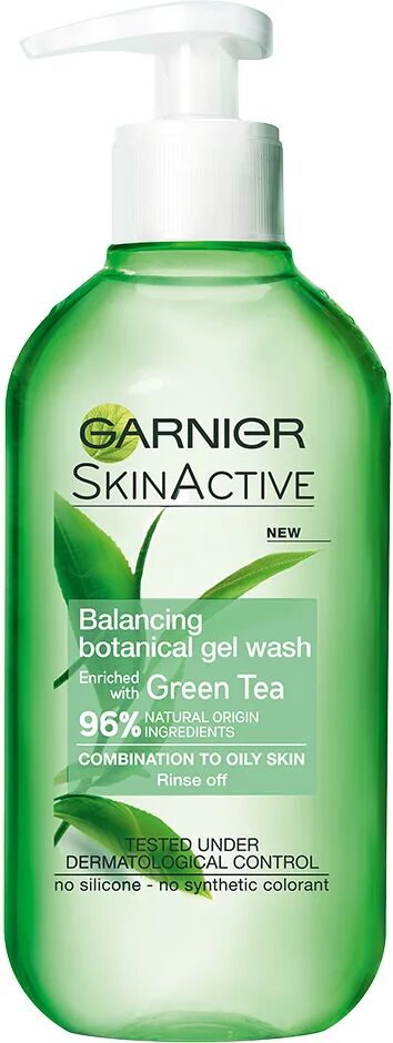 Garnier Skin Active Balancing Botanical Gel Wash, 200 ml Garnier Ansiktsrengjøring