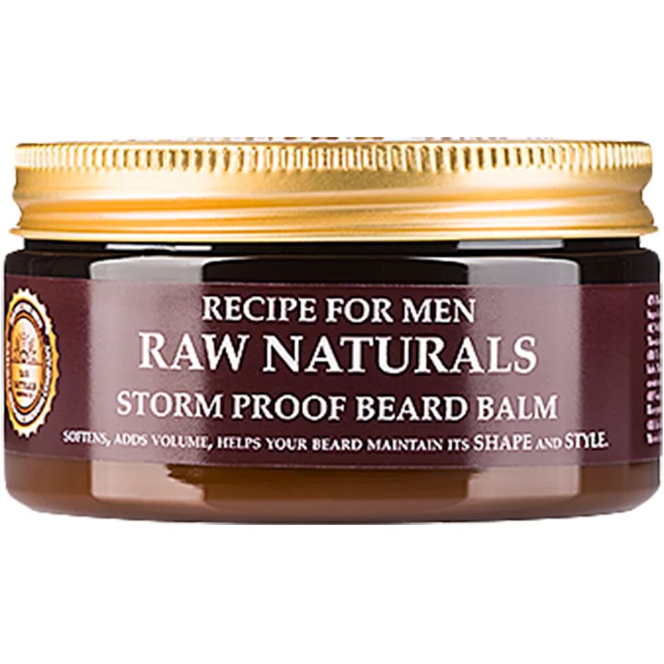 Raw Naturals by Recipe for Men Raw Naturals Storm Proof Beard Balm, 100 ml Raw Naturals by Recipe for Men Skjeggolje & Skjeggvoks