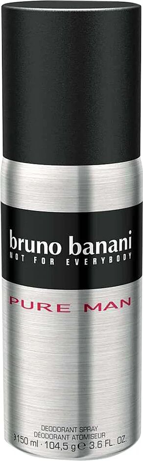 Bruno Banani Pure Man Deospray, 150 ml Bruno Banani Deodorant