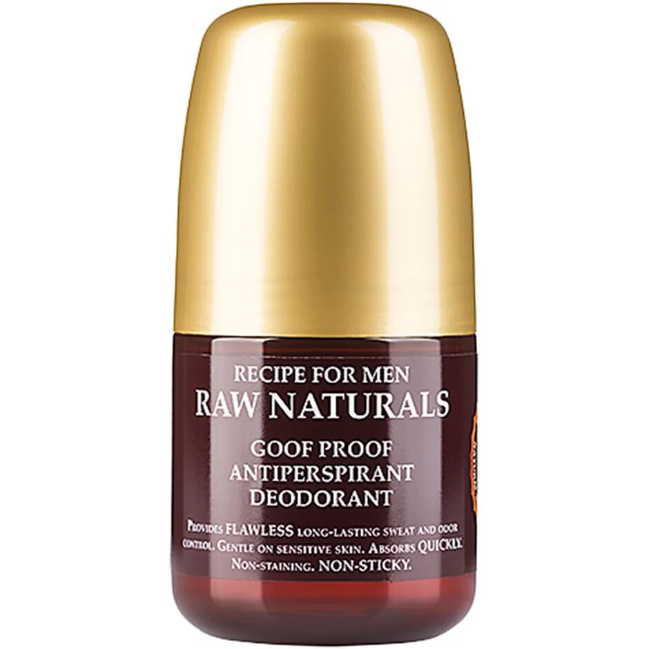 Raw Naturals by Recipe for Men Raw Naturals Goof Proof Antiperspirant Deodorant, 60 ml Raw Naturals by Recipe for Men Deodorant