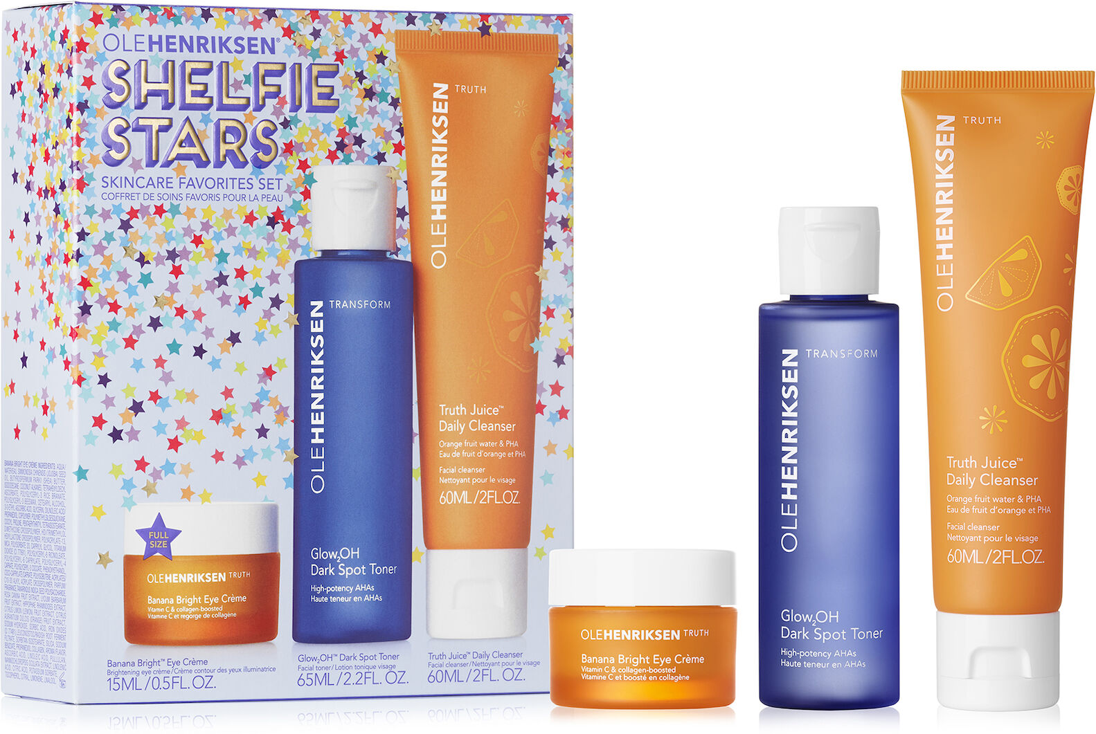 Ole Henriksen Shelfie Stars Skincare Favourites Gavesett (Verdi: 794,-)