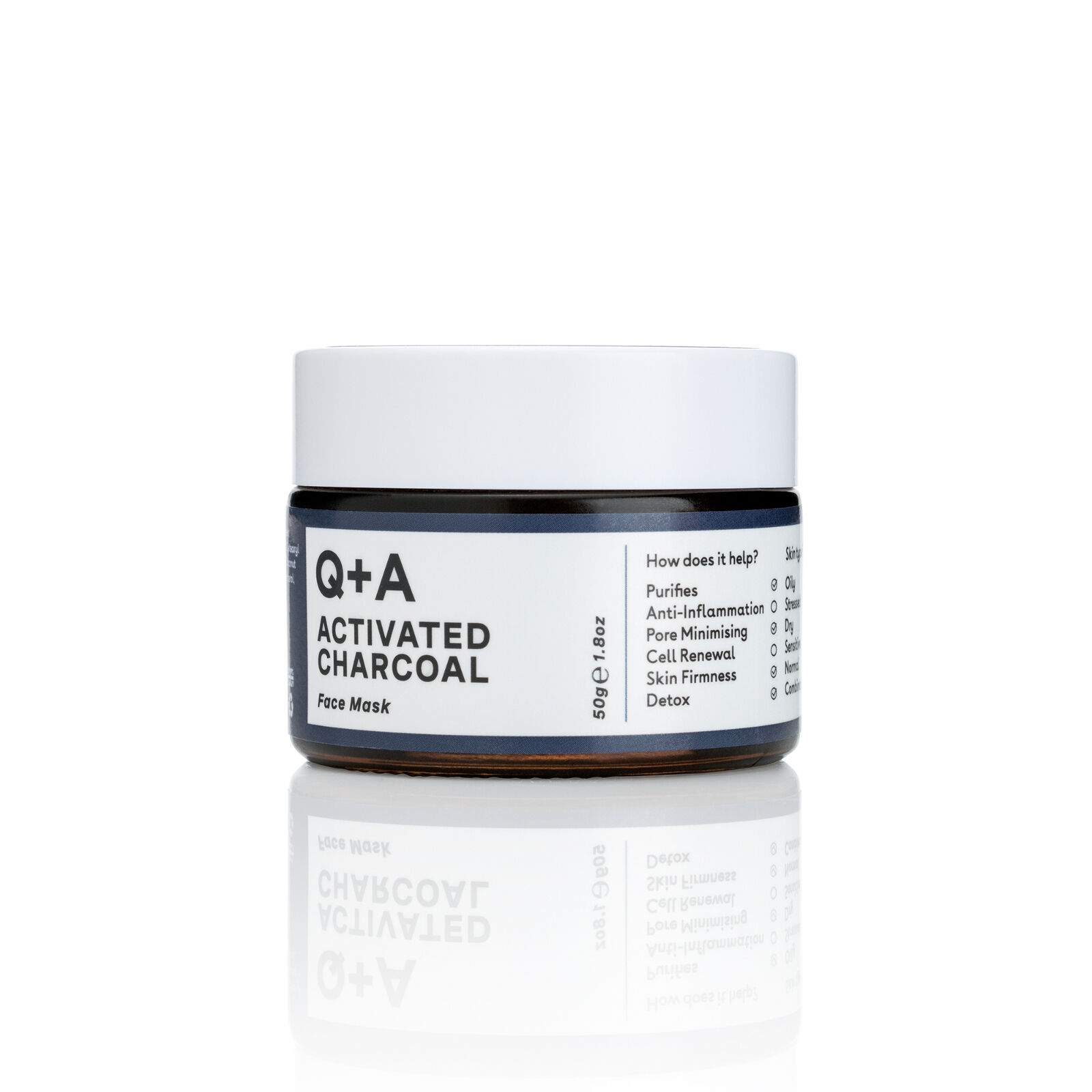 Q+a Activated Charcaol Face Mask