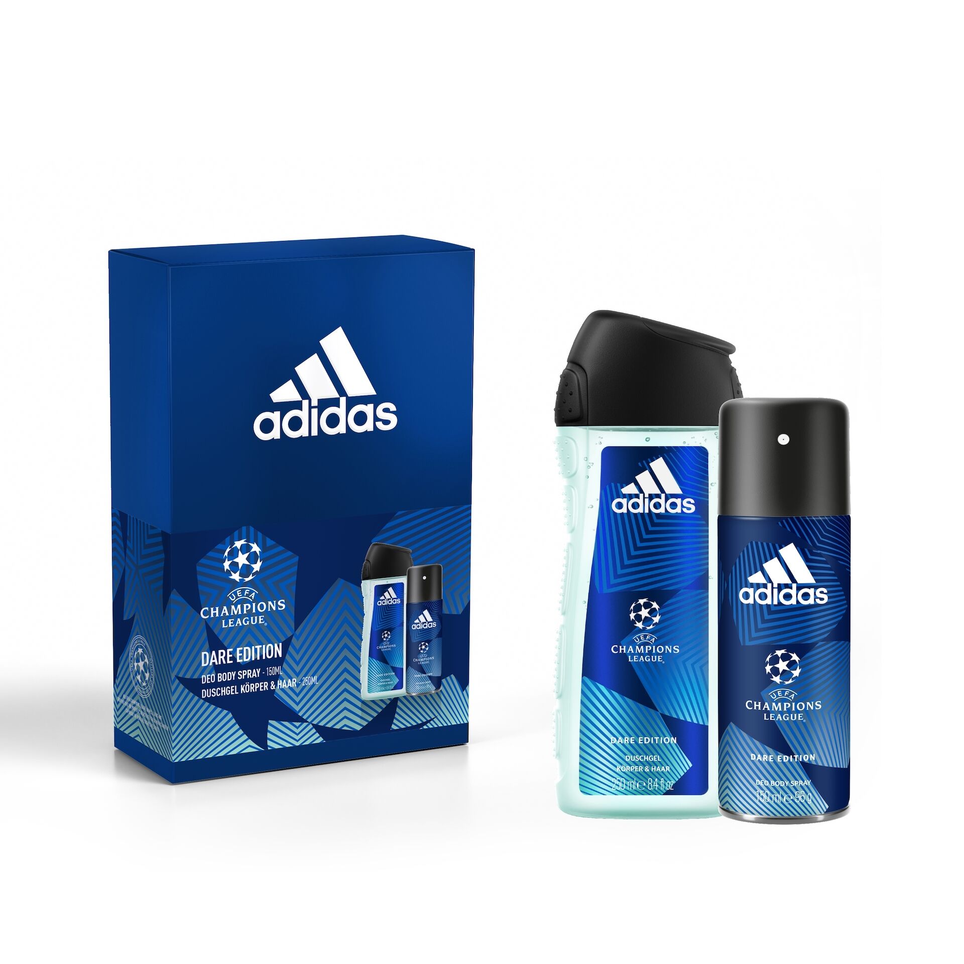 Adidas Uefa Deospray + Shower Gel