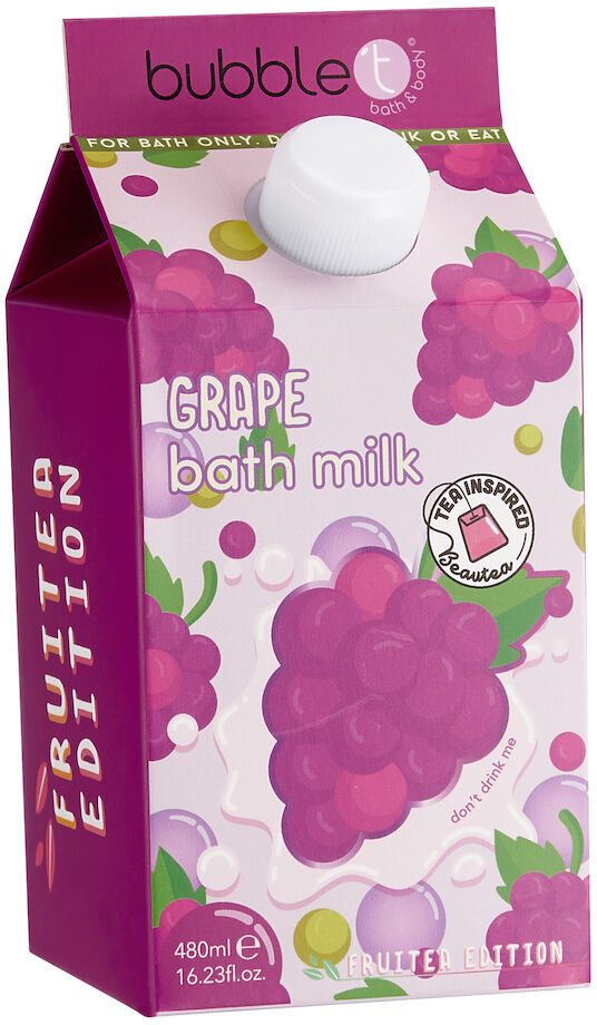 Bubblet Fruitea Grape Bath Milk 480ml