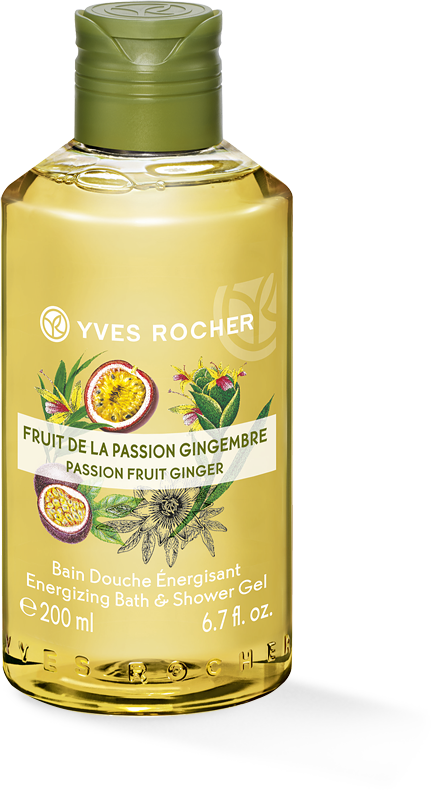 Les Plaisirs Nature Dusjgelé - Pasjonsfrukt, ingefær, 200 ml