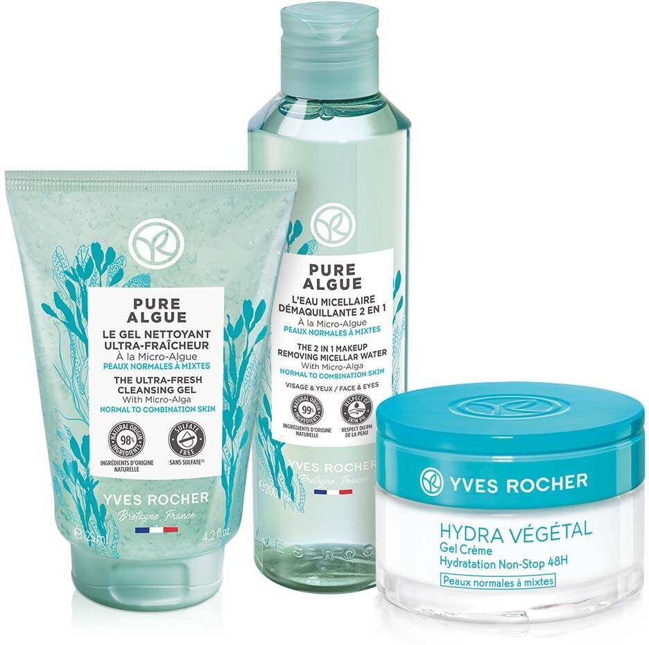 Hydra Végétal Sett - Hydra Végétal Normal/Combination & Face Cleansing (Rensege