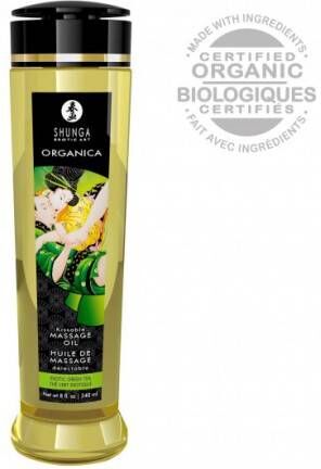 Shunga (CAN) Naturalny Olejek do Masażu Shunga Zielona Herbata 240ml   100% DYSKRECJI   BEZPIECZNE ZAKUPY