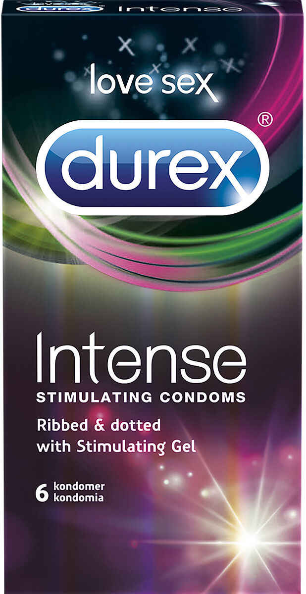 Durex: Intense Stimulating Condoms, 6-pack