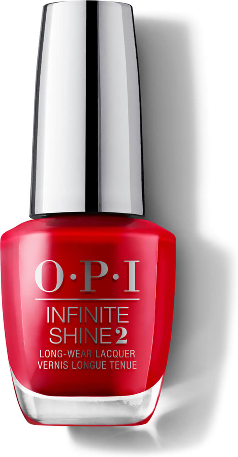 OPI Infinite Shine Unequivocally Crimson Nail Varnish 15ml