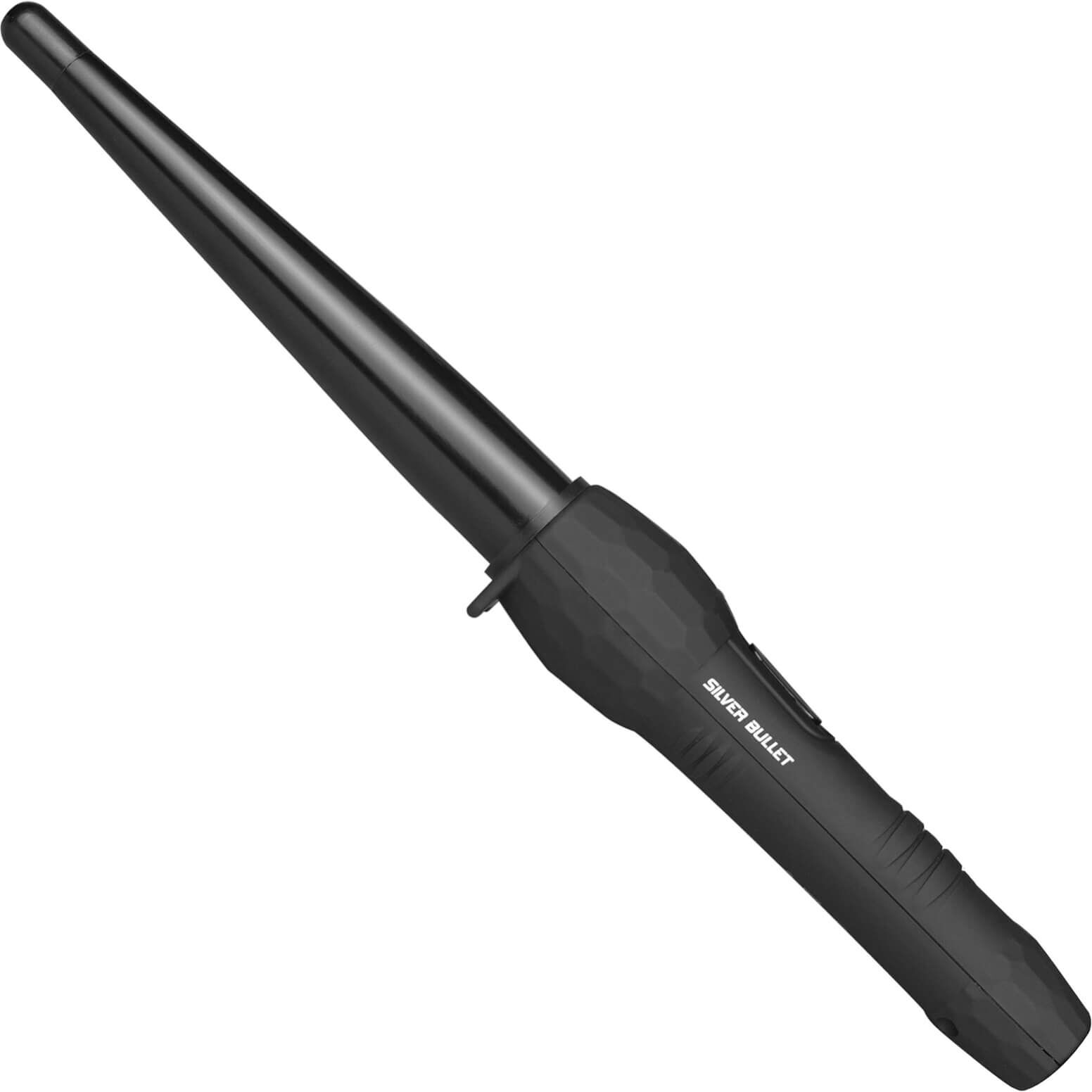 Silver Bullet City Chic Regular Ceramic Conical Hair Wand 13mm-25mm - Black