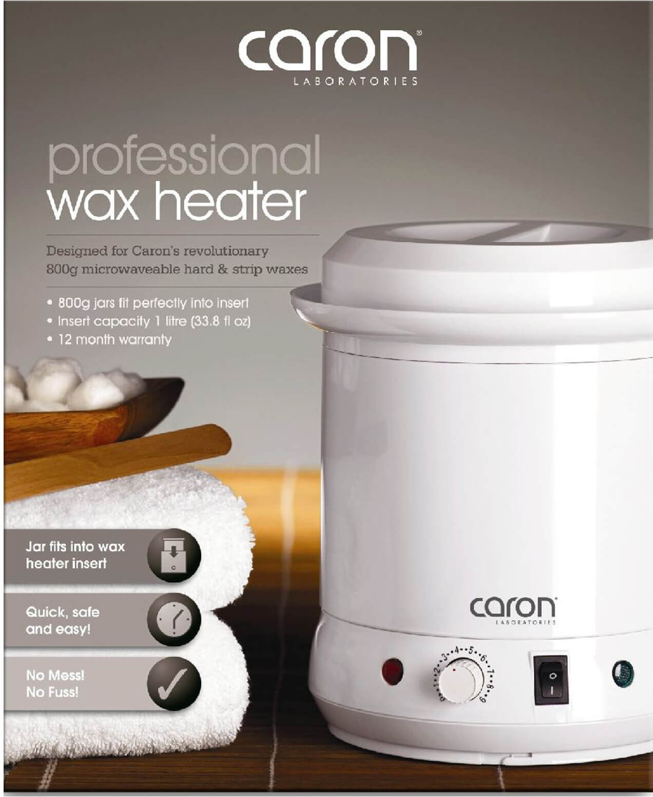 Caron Professional 800g Wax Heater 1l