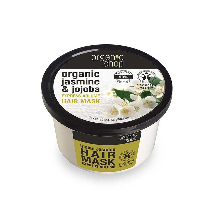 Organic Shop Organic Jasmine &amp; Jojoba Express Volume Hair Mask 250 ml Hiusnaamio
