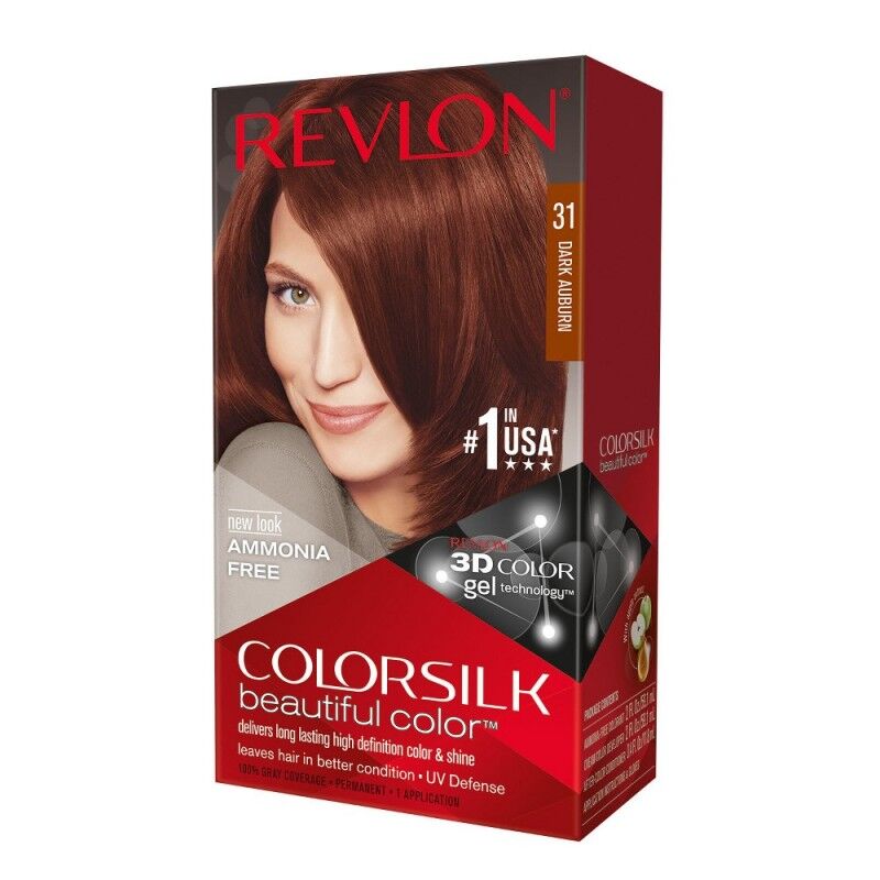 Revlon Colorsilk Permanent Haircolor 31 Dark Auburn 1 kpl Hiusv&auml;ri