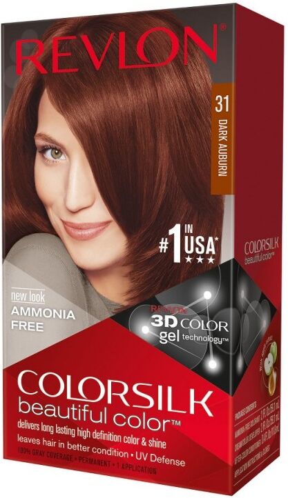 Revlon Colorsilk Permanent Haircolor 31 Dark Auburn 1 kpl Hiusv&auml;ri