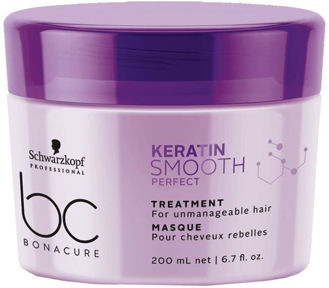 Schwarzkopf Bonacure Keratin Smooth Perfect Mask 200 ml Hiusnaamio