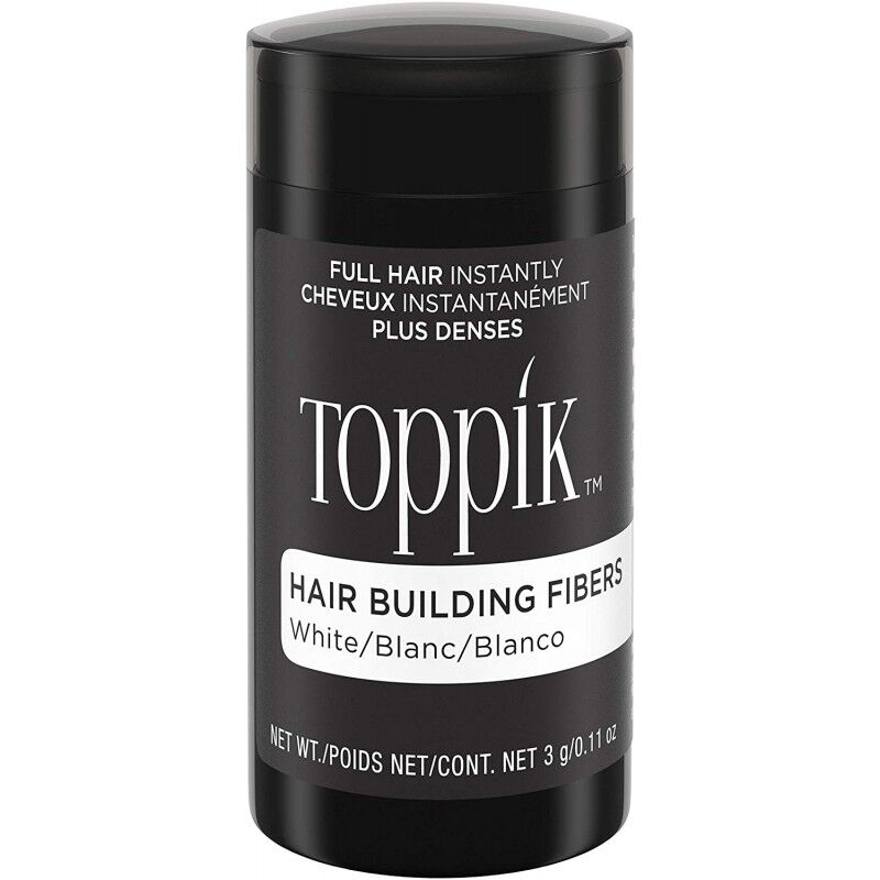 Toppik Hair Building Fibers White 3 g Hiuspuuteri