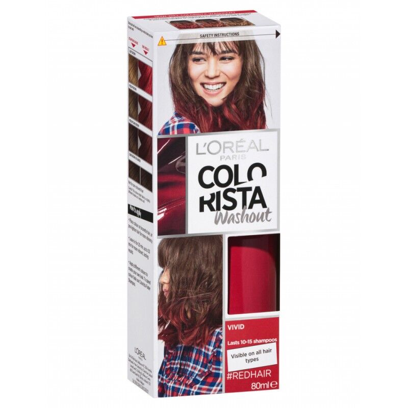 L&#039;Oreal Colorista Wash Out Vivid #REDHAIR 80 ml Hiusv&auml;ri