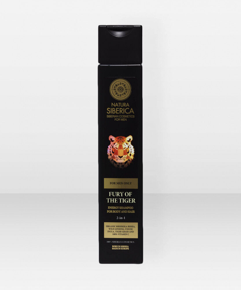 Natura Siberica  MEN Energy Shampoo for Body and Hair Fury of the Tiger 250ml