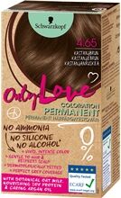 Schwarzkopf Only Love - Coloration Permanent 1 set 4.65 Chestnut