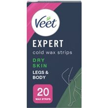 Veet Ready To Use Wax Strips - Dry Skin 20 stk