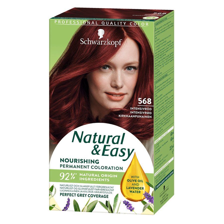 Schwarzkopf hårfarge Schwarzkopf Natural & Easy 568 Intensive Red
