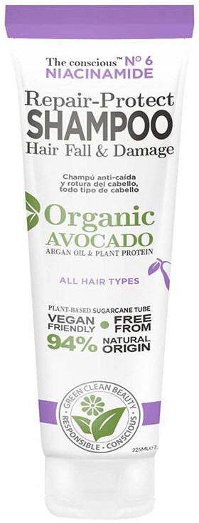 Biovène The Conscious™ Niacinamide Repair-Protect Shampoo Hair Fall & Damage Organic Avocado 225ml