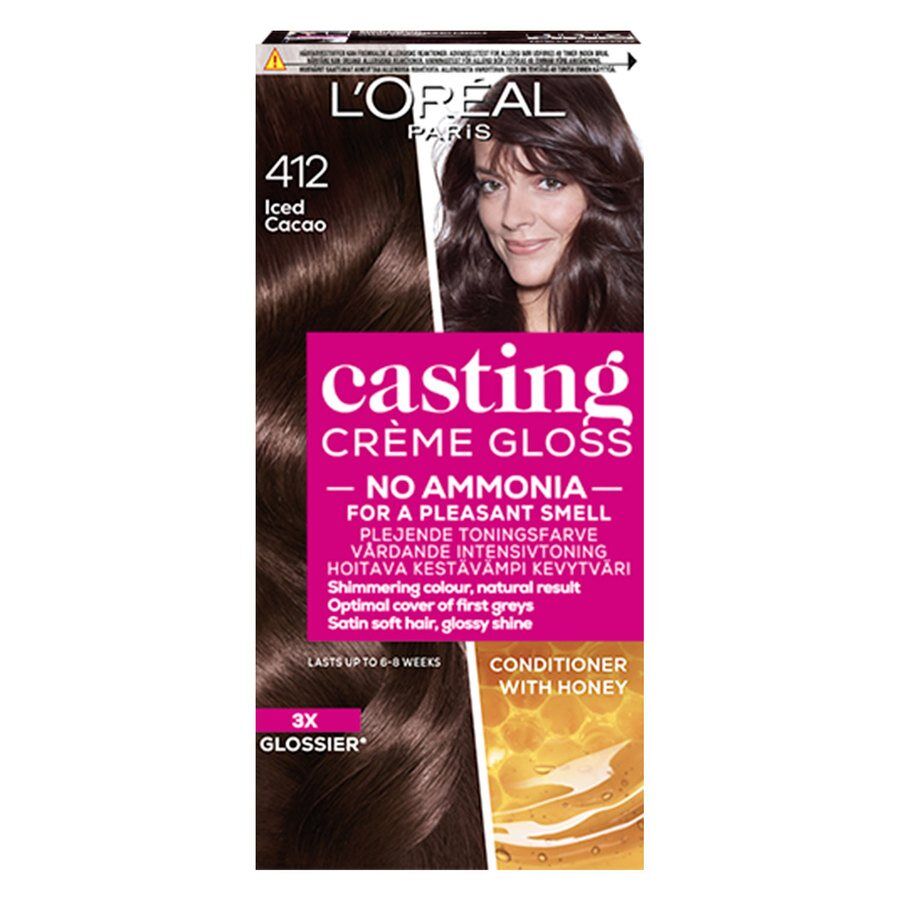 L'Oreal Paris Hårfarge L'Oréal Paris Casting Creme Gloss 412 Dyp askebrun