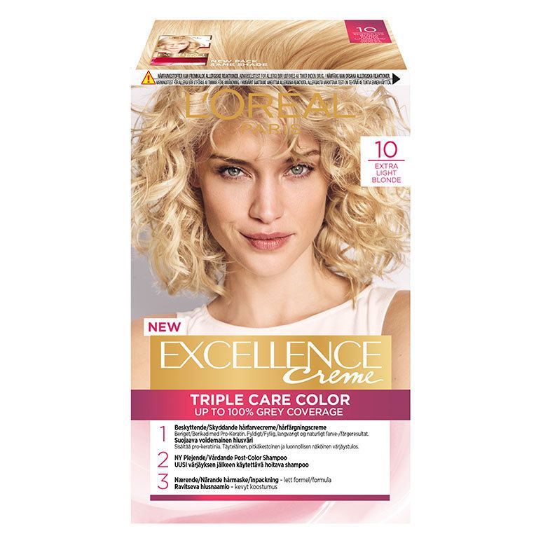 L'Oreal Paris Hårfarge L'Oréal Paris Excellence Creme 10 Ekstra Lys Blond