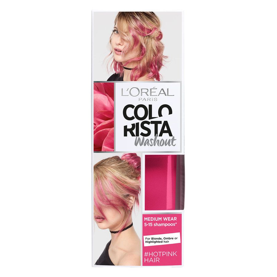 L'Oreal Paris Hårfarge L'Oréal Paris Colorista 2 Weeks Wash Out 15 Hot Pink 80ml