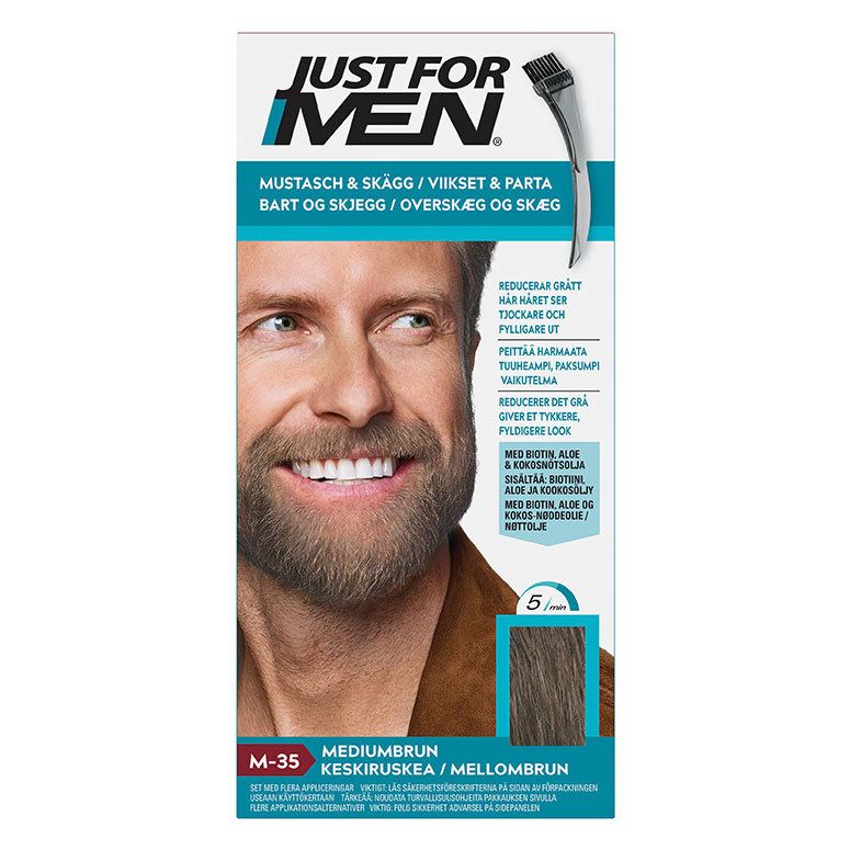 Just For Men Moustache & Beard Medium Brown 28g