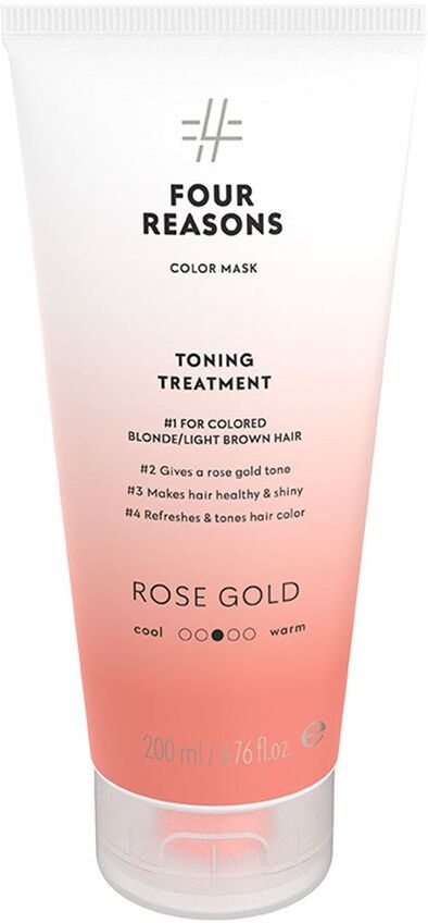 Four Reasons Color Mask Toning Treatment Rose Gold 200ml